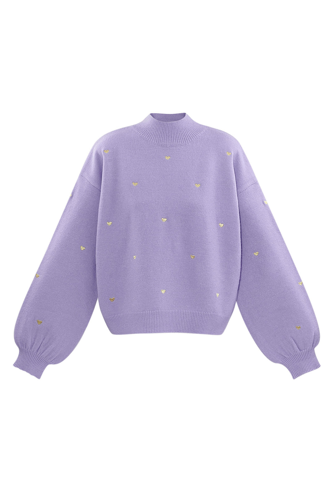 Acryl Gebreide Trui Casual Hart Patroon Herfst/Winter