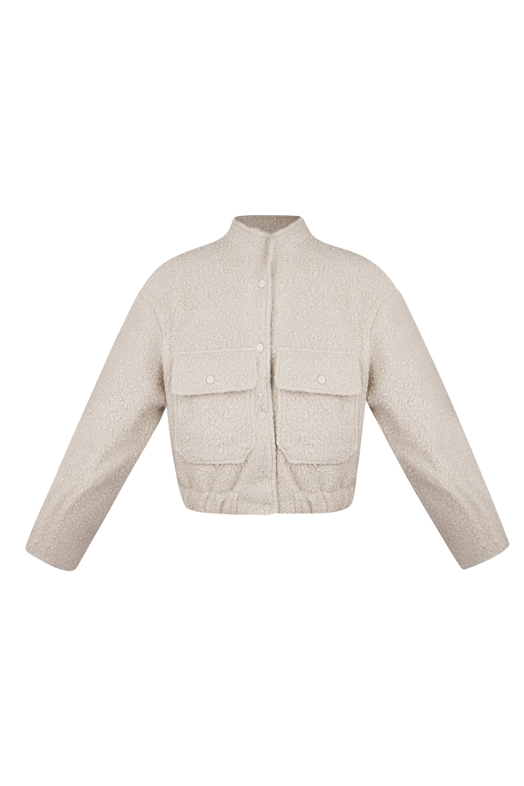 Geweven Polyestervezel Vrouwen Jas Casual Solide Kleur Herfst/Winter