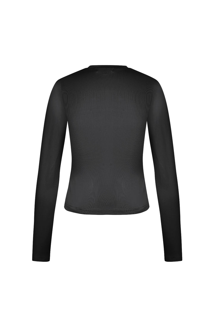 Polyester Vrouwen Lange Mouw Top Bodycon Fit