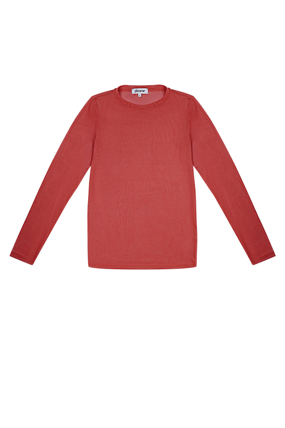 Polyester Vrouwen Lange Mouw Top Doorzichtig Mesh Sportief