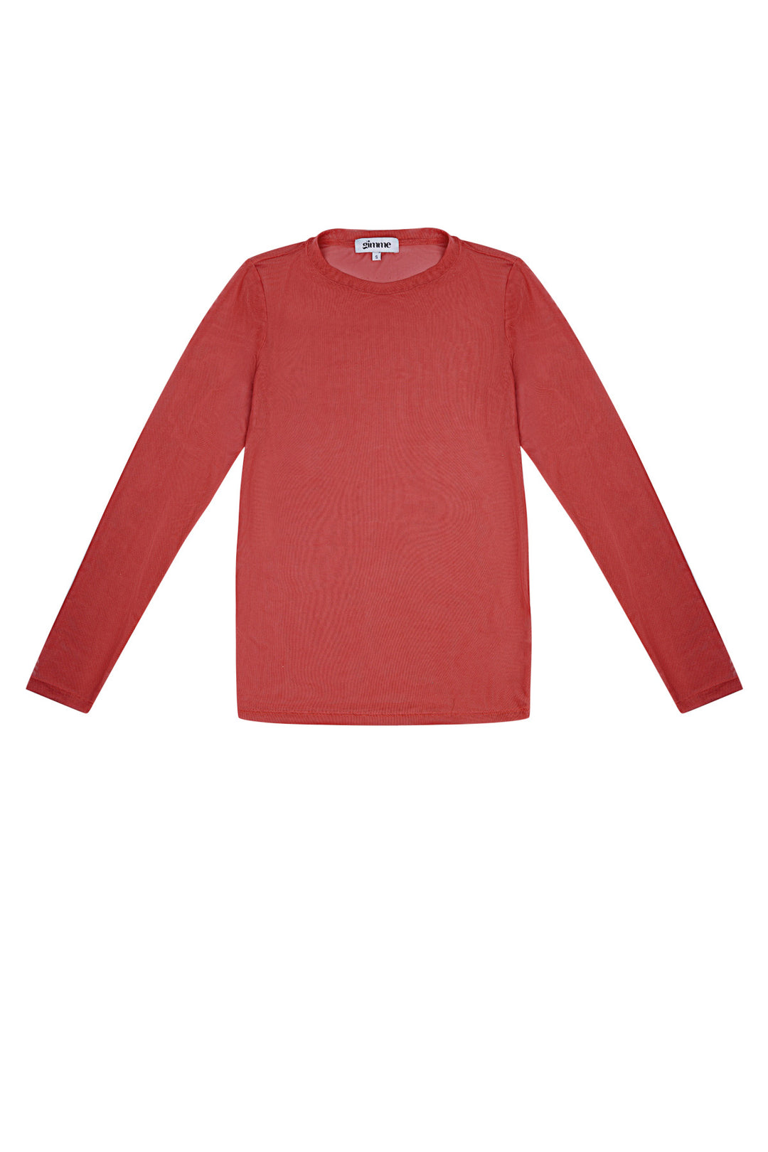Polyester Vrouwen Lange Mouw Top Doorzichtig Mesh Sportief