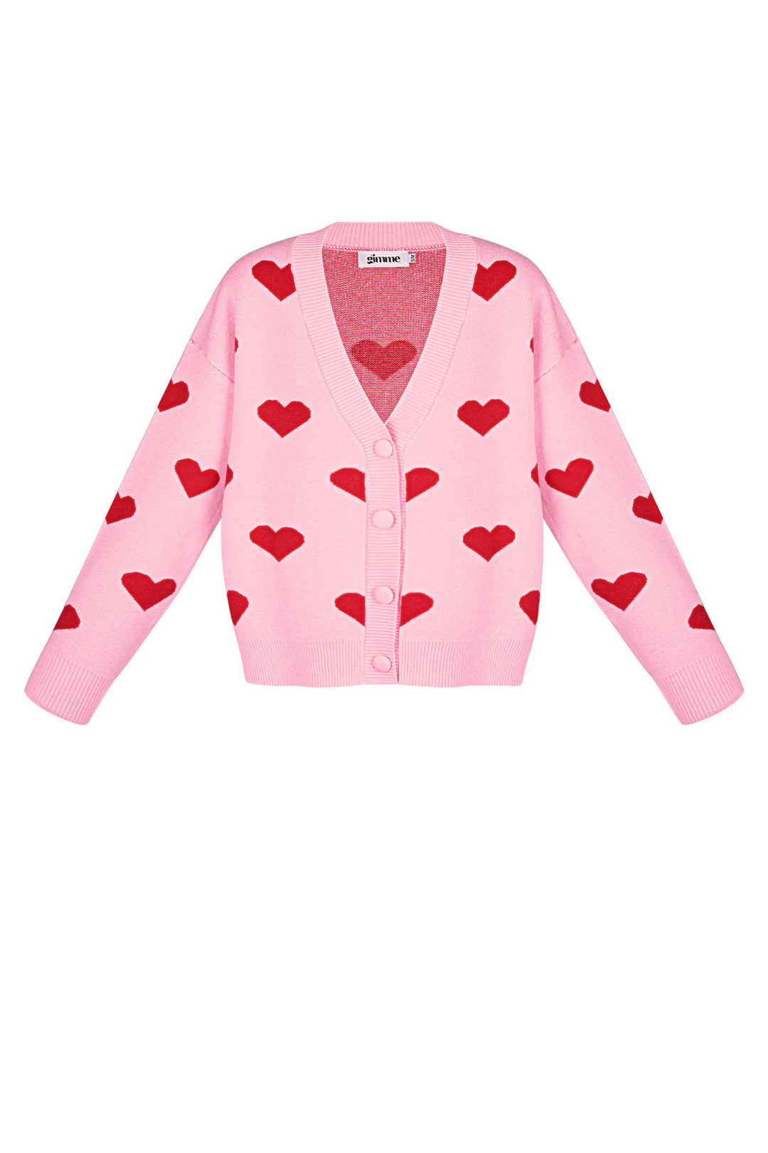 Viscose Gebreide Dames Trui Leuk Hart Patroon Herfst/Winter