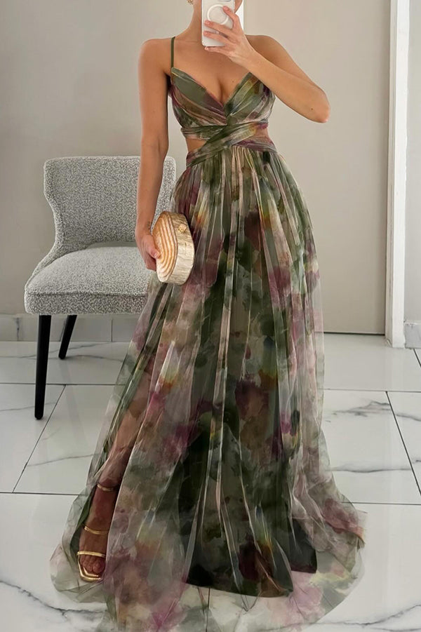 FIORA | Maxi Boheemse Jurk met Romantische Bloemenprint