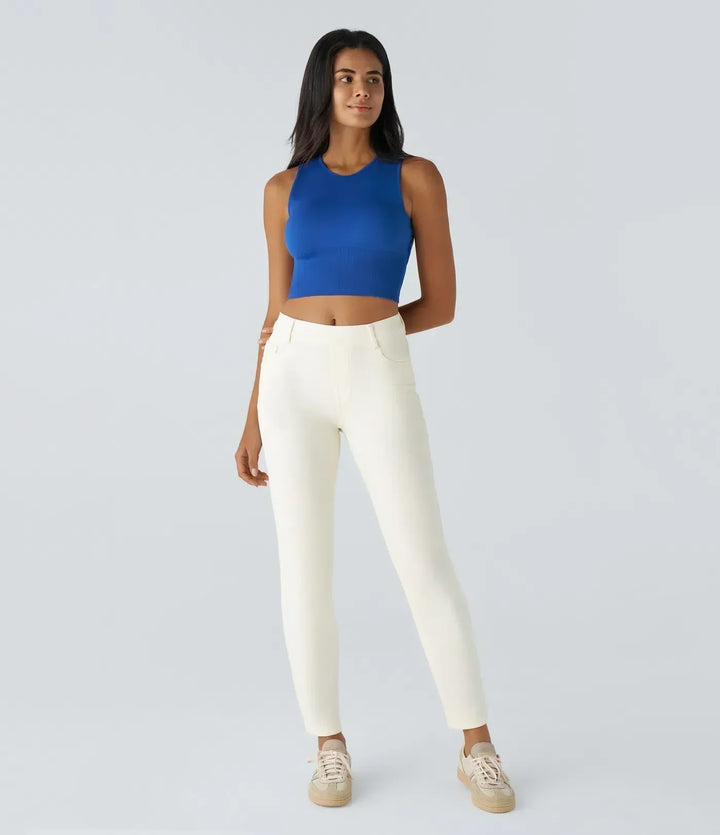 MAÏRA | Hoge Taille Ultra Comfortabele Broek met Casual Chic Stijl