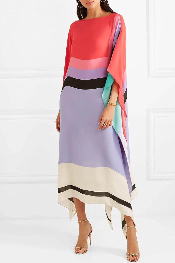 JADA | Boho Chic Caftan met Grafische Print