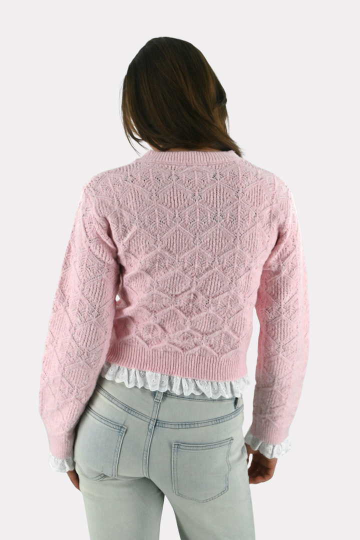 Amber knit - baby roze