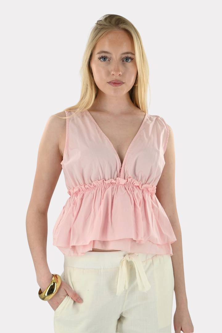 Coastal dream top - licht roze