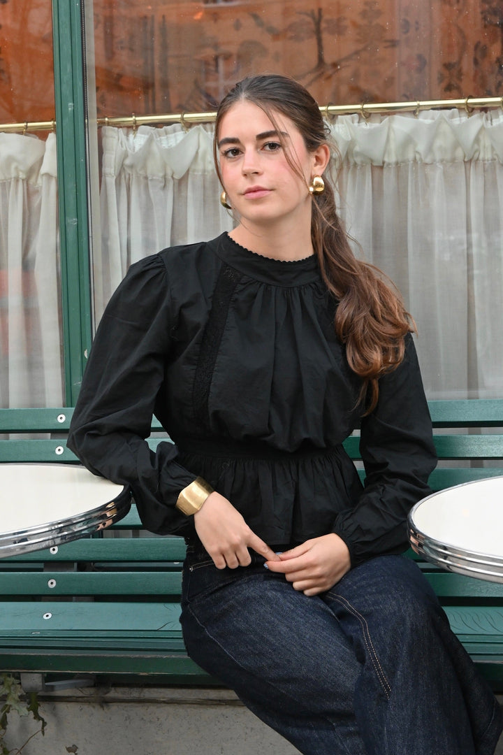 Marie blouse - zwart