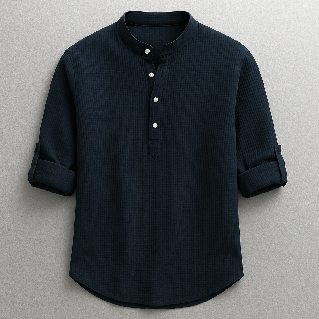 Henri | Shirt met oprolbare lange mouwen