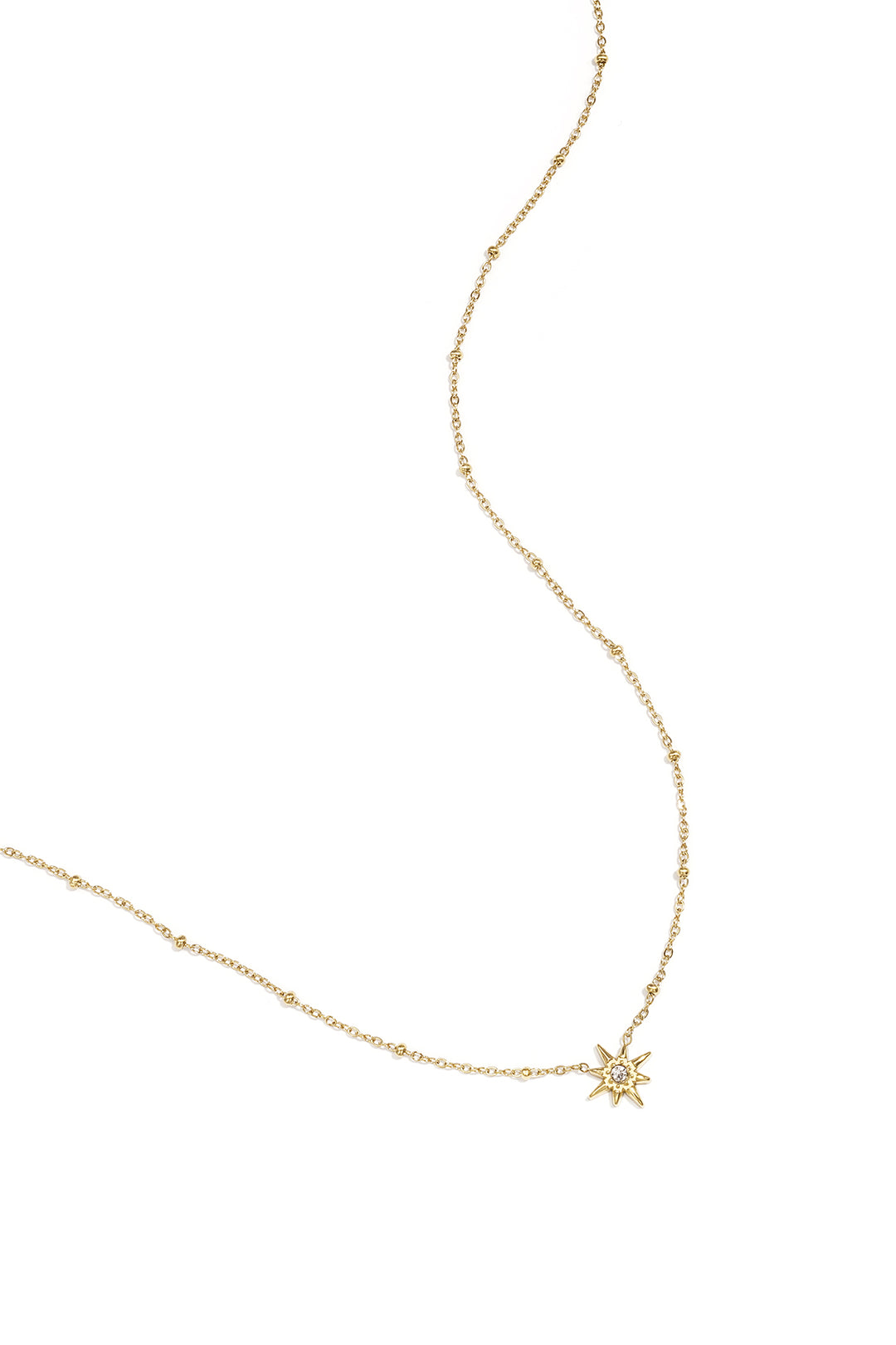 Ketting met bolletjes en vallende ster