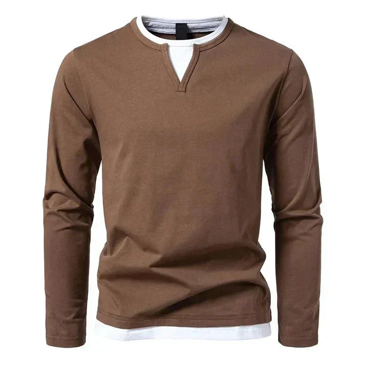PATRICK | Premium Longsleeve van gekamd katoen