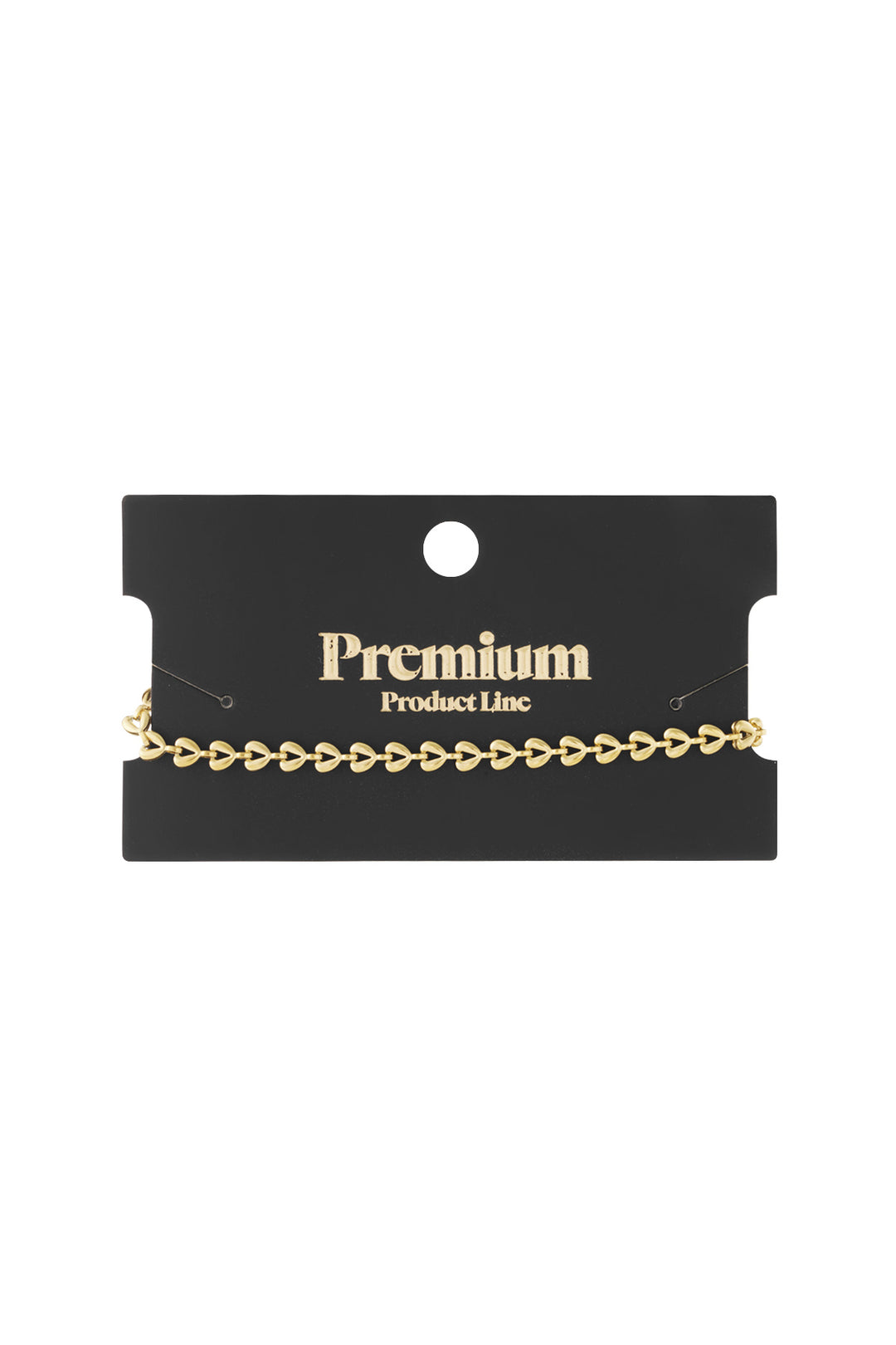 armband linked hearts