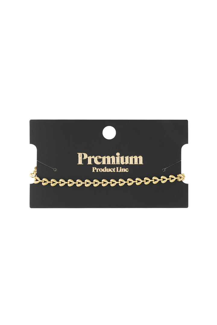 armband linked hearts