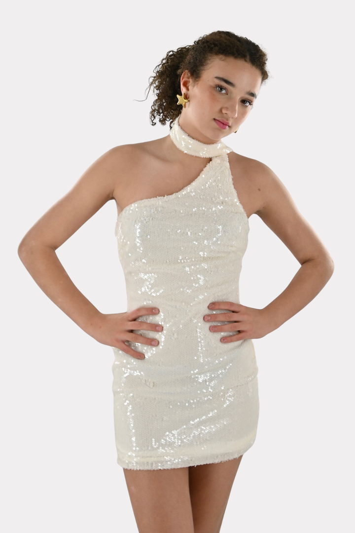 Light up the night dress - wit
