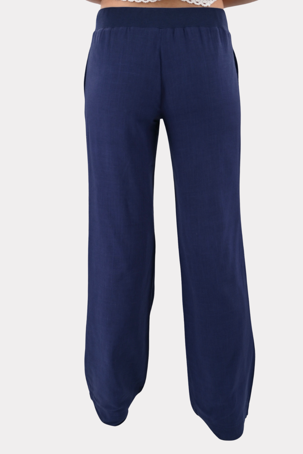 Linnen coast pants - navy