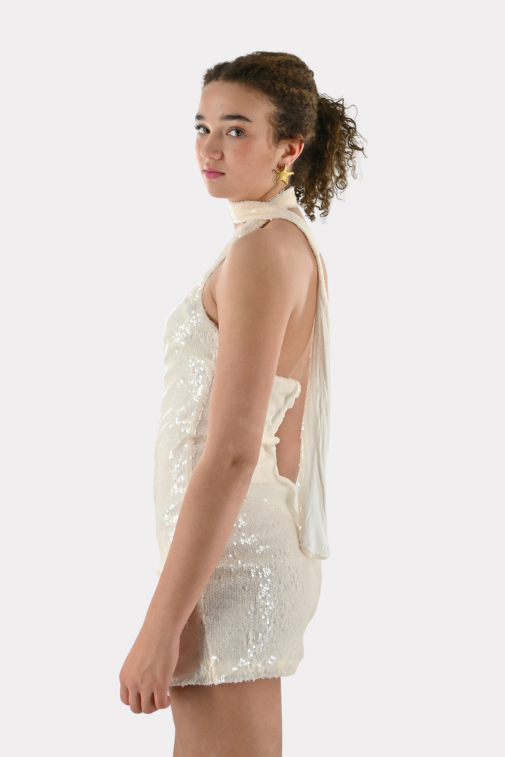 Light up the night dress - wit