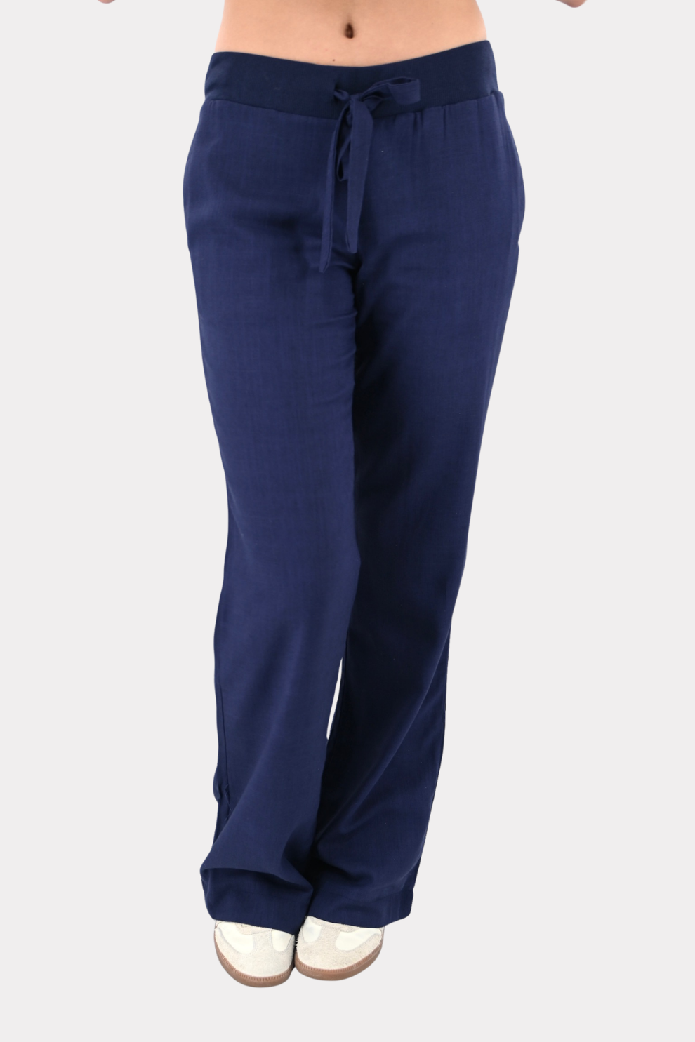 Linnen coast pants - navy