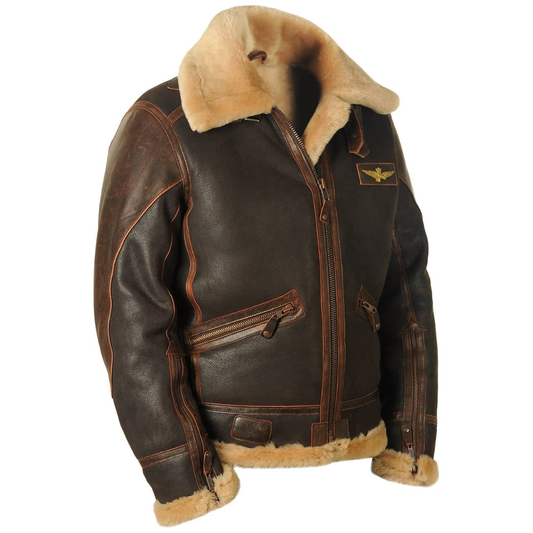 LIAM™ | Iconische Leren Pilotenjas