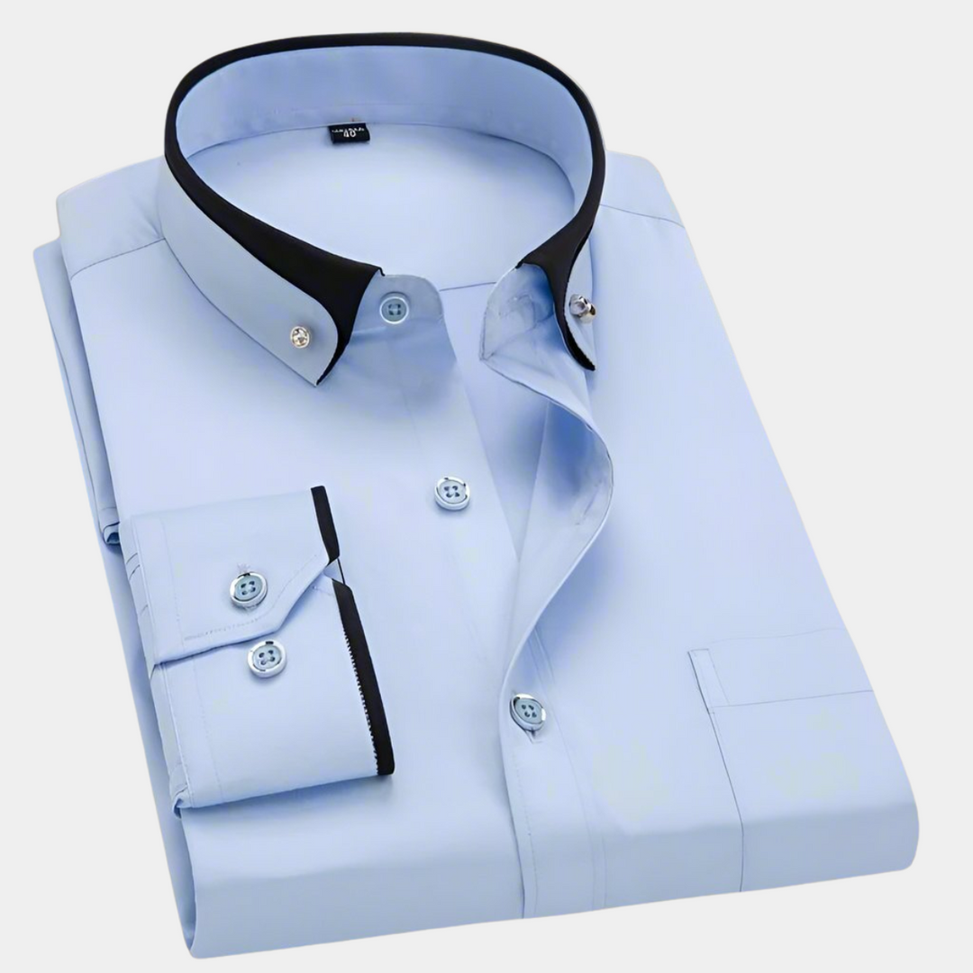 DORIAN™ | Ademend en kreukarm herenshirt voor werk en vrije tijd