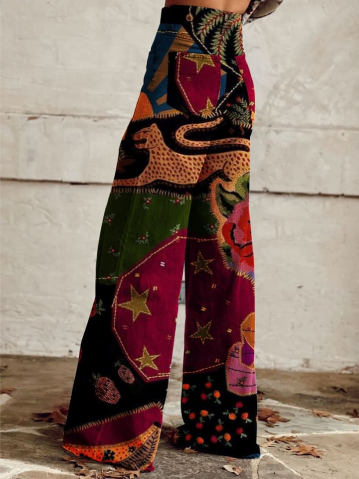 MARO | Boho Vintage Elegante en Comfortabele Broek