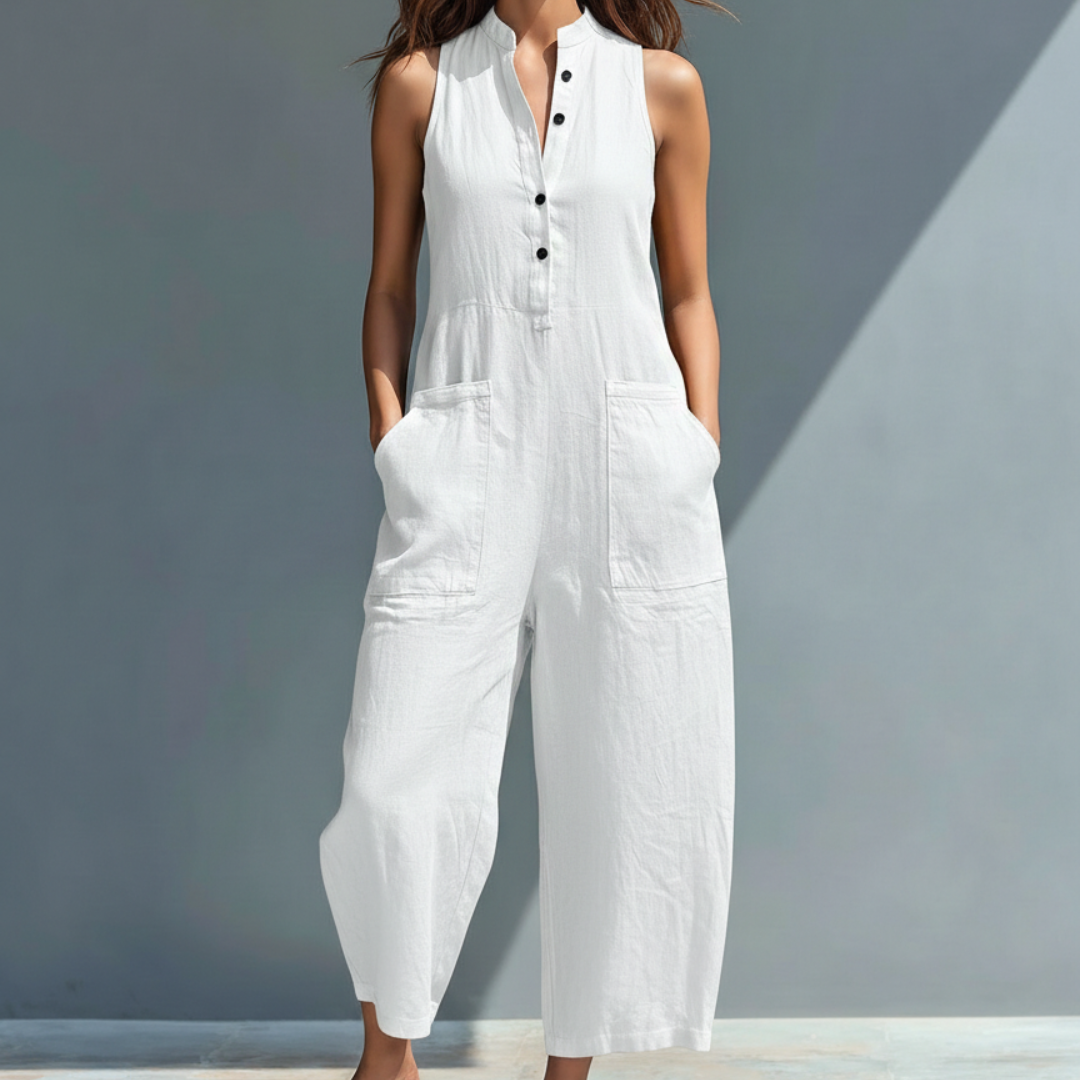 Lucinda | Elegante Mouwloze Jumpsuit