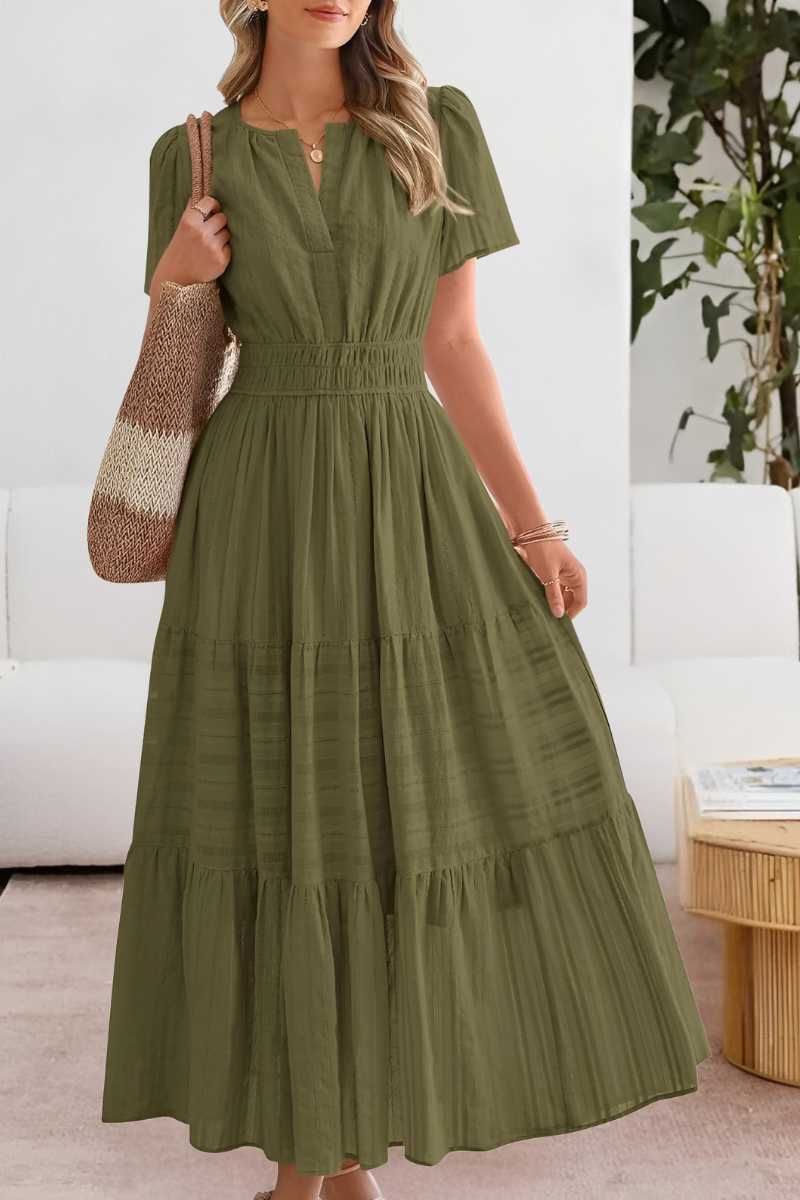 MINA | Lange Boho Jurk voor de Zomer