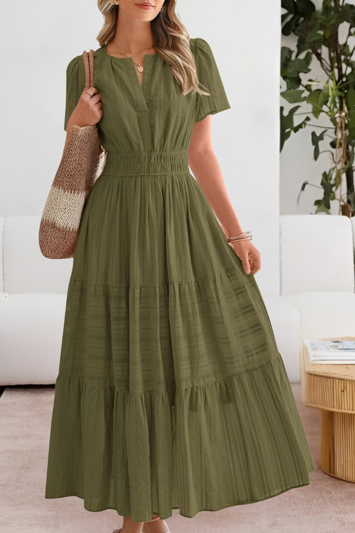 MINA | Lange Boho Jurk voor de Zomer