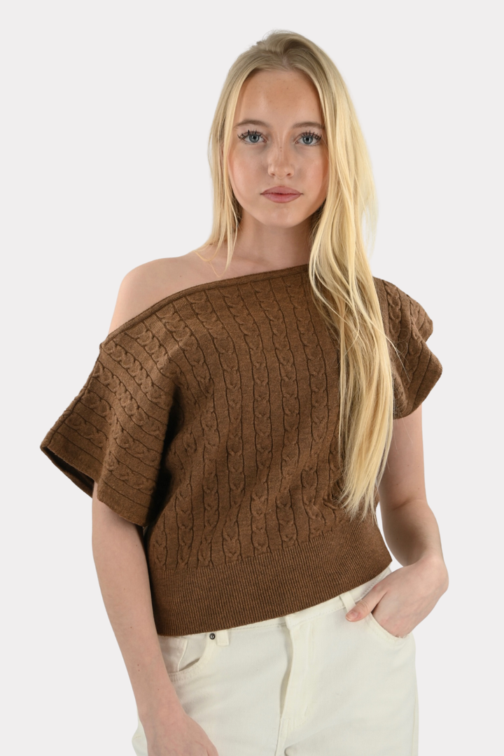 Mare top - bruin