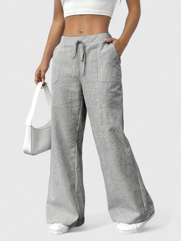 NOMI | Ruime en comfortabele broeken met elegante details
