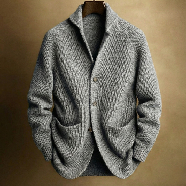JONATHAN | HEREN GILET IN RIBBELWOL