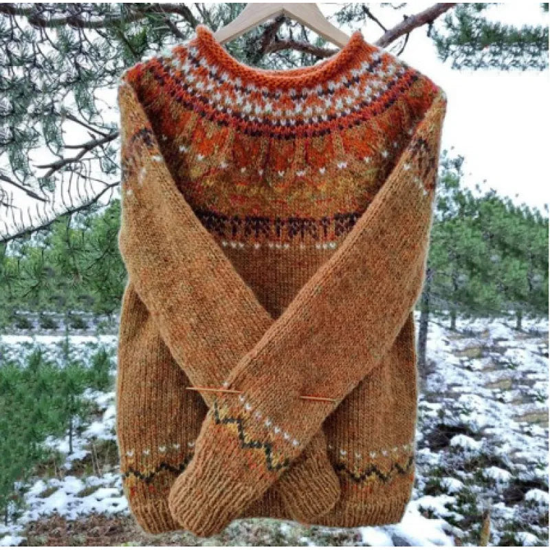 MAISON LORÉA™ – Warme trui met klassieke winterdetails