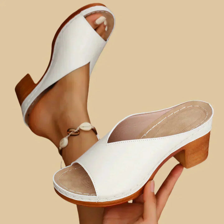ANNE | Orthopedische Sandalen met Brede Hak Elegant en Comfortabel voor Elke Dag
