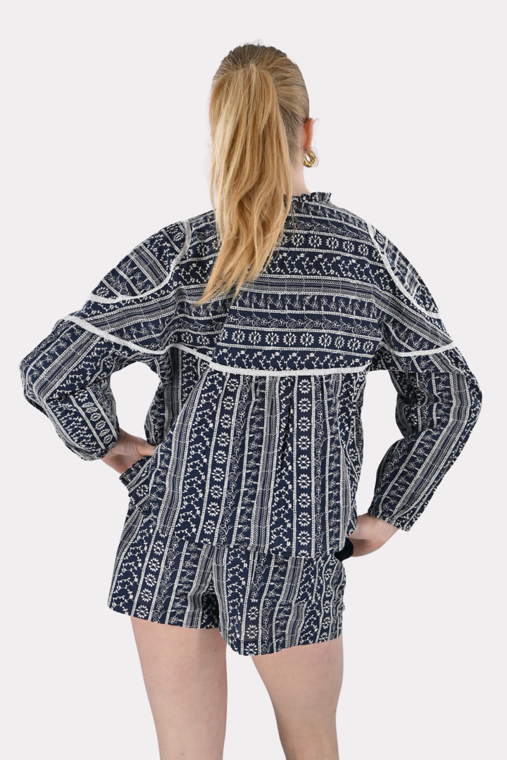 Dune blouse - navy