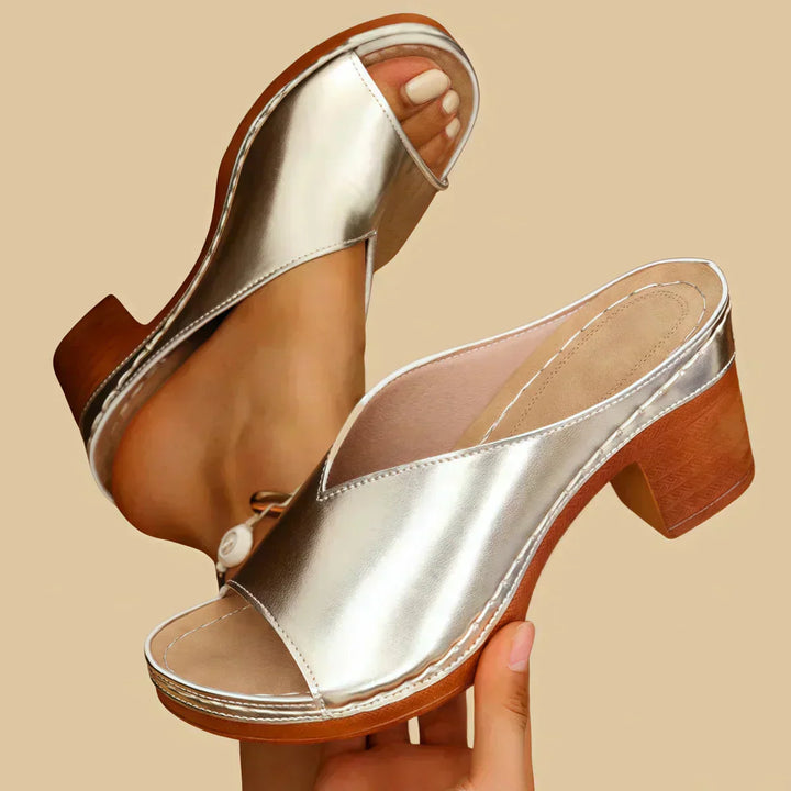 ANNE | Orthopedische Sandalen met Brede Hak Elegant en Comfortabel voor Elke Dag