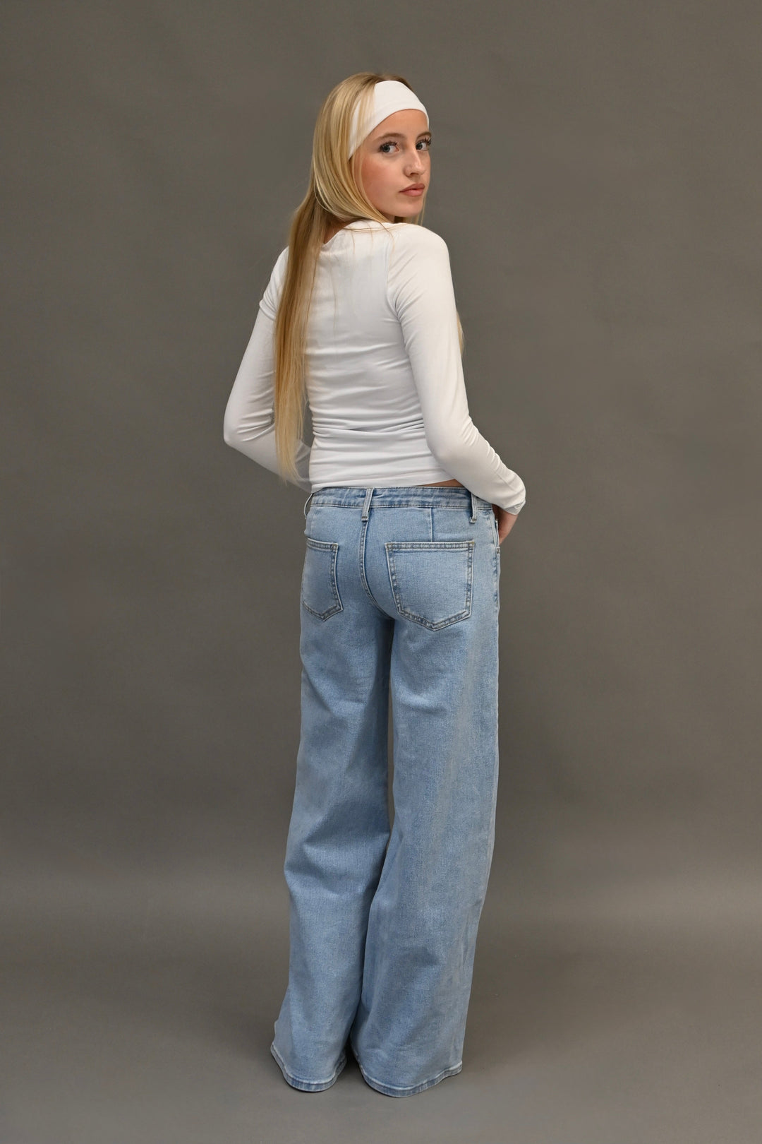 Everyday low waist jeans - blauw