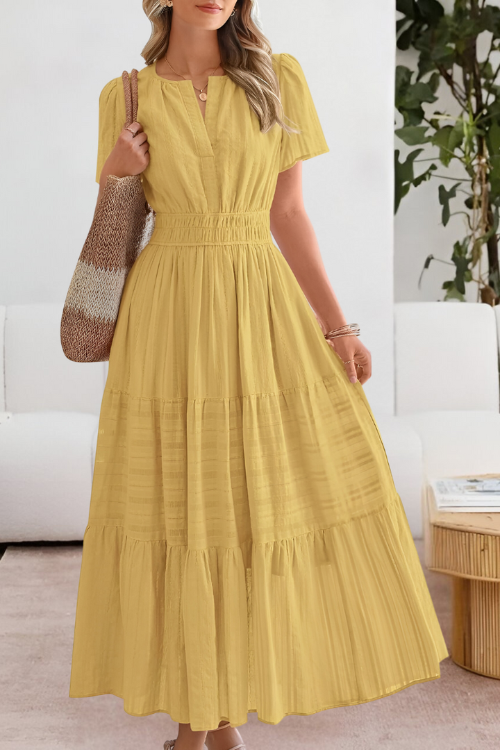 MINA | Lange Boho Jurk voor de Zomer