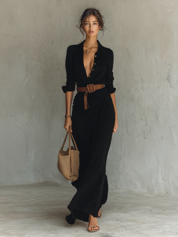 MARTA | Lange casual jurk