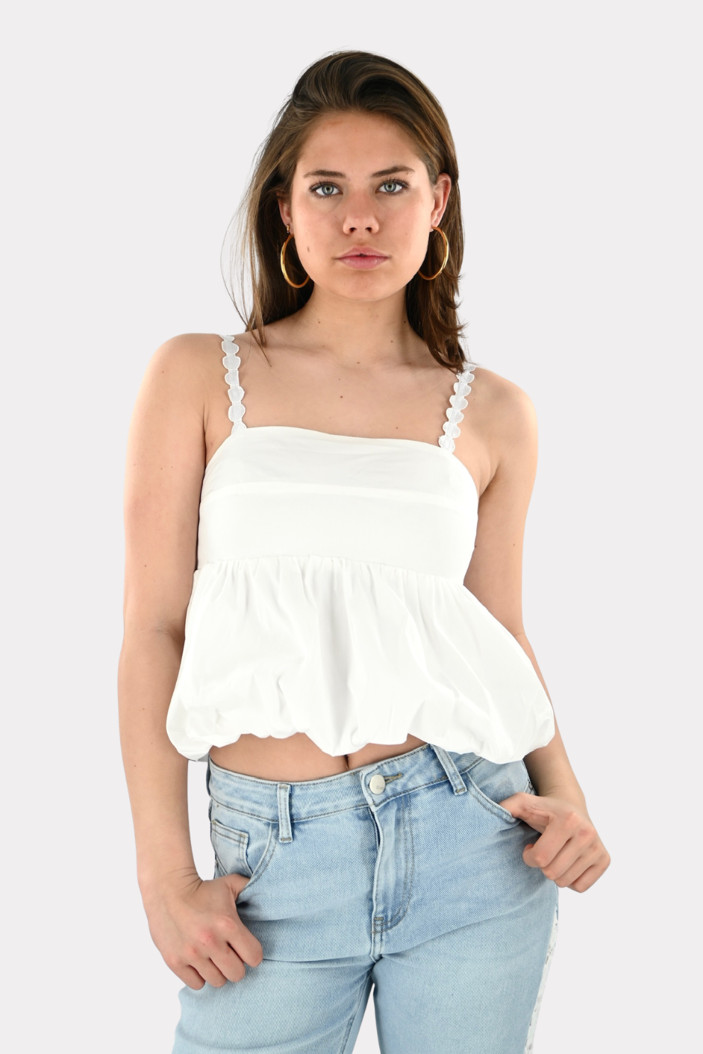 Ocean top - wit