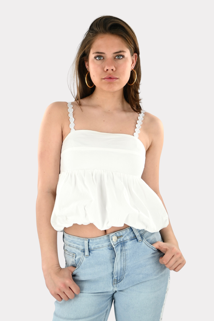 Ocean top - wit