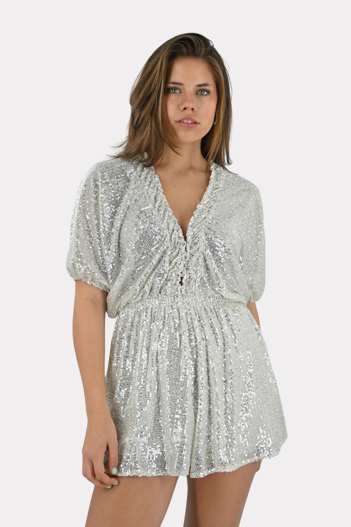 Moonlight playsuit - zilver