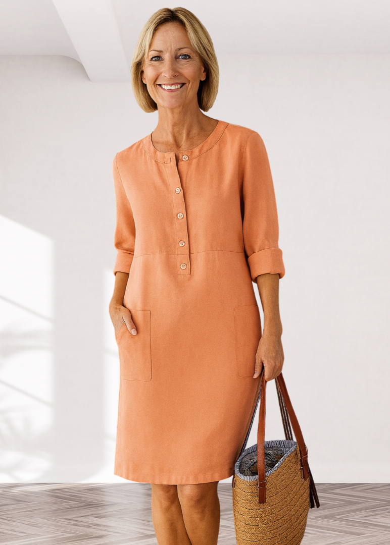 MIO | Casual Damesjurk met Relaxte Pasvorm en Tijdloze Look voor Elke Dag
