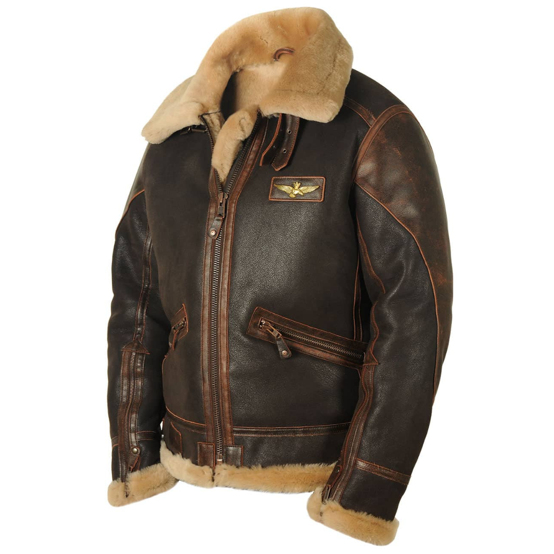 LIAM™ | Iconische Leren Pilotenjas