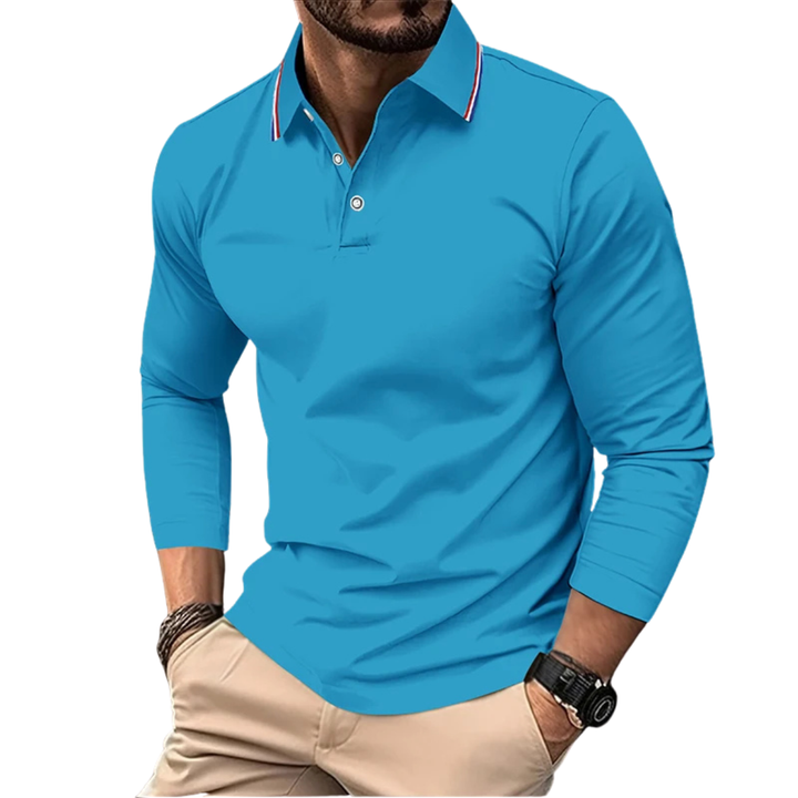 SVEN | PREMIUM CASUAL POLO MET CONTRASTERENDE Kraag