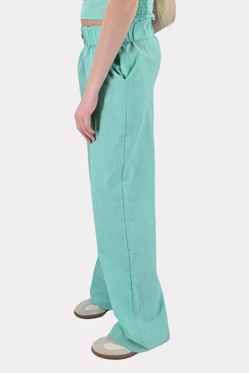 Tiger pants - aqua