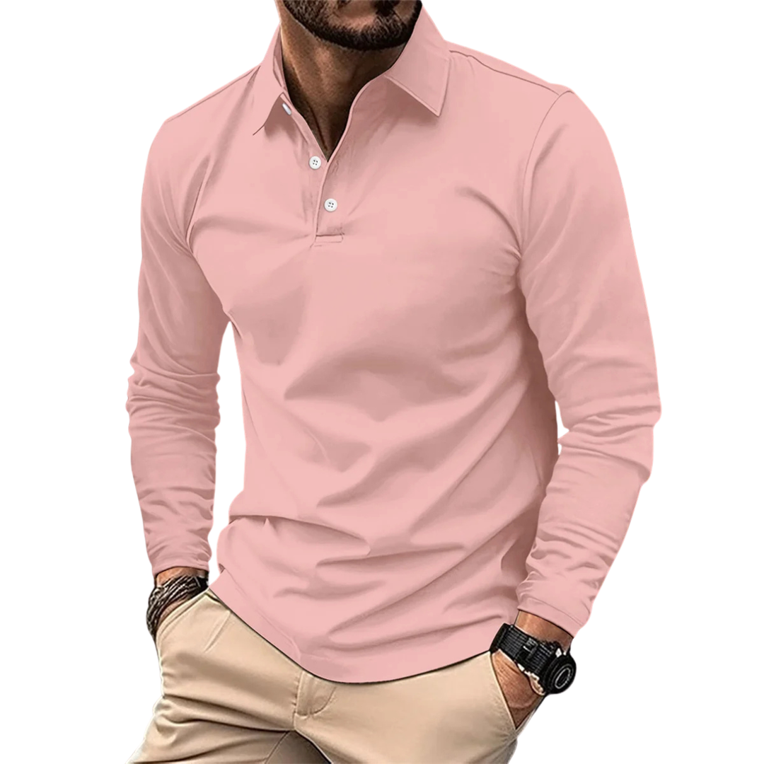 RODERICK | LUXE LANGERMIGE POLO VOOR HEREN
