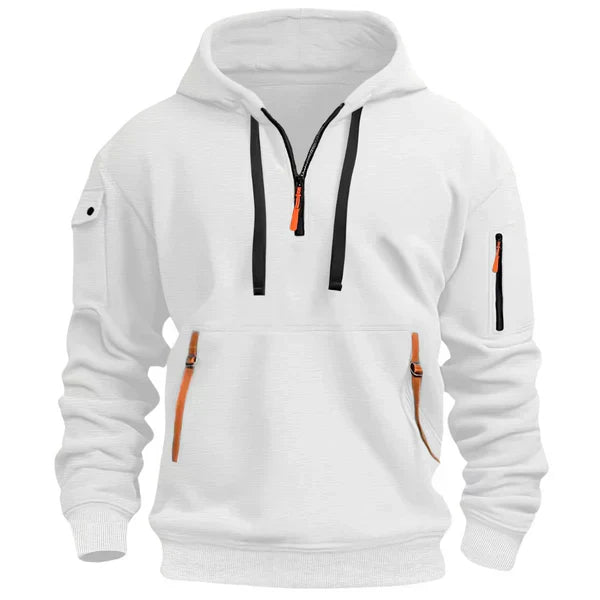 ZANE | Heren Hoodie met Warm Comfort en Stijlvol Functioneel Design. 1+1 Gratis