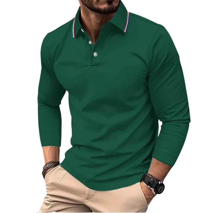SVEN | PREMIUM CASUAL POLO MET CONTRASTERENDE Kraag