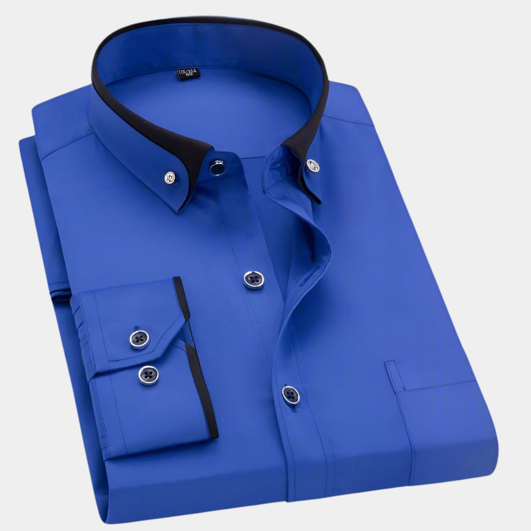 DORIAN™ | Ademend en kreukarm herenshirt voor werk en vrije tijd