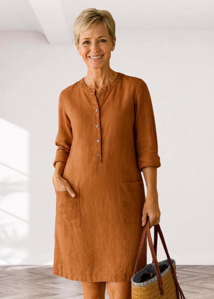 MIO | Casual Damesjurk met Relaxte Pasvorm en Tijdloze Look voor Elke Dag