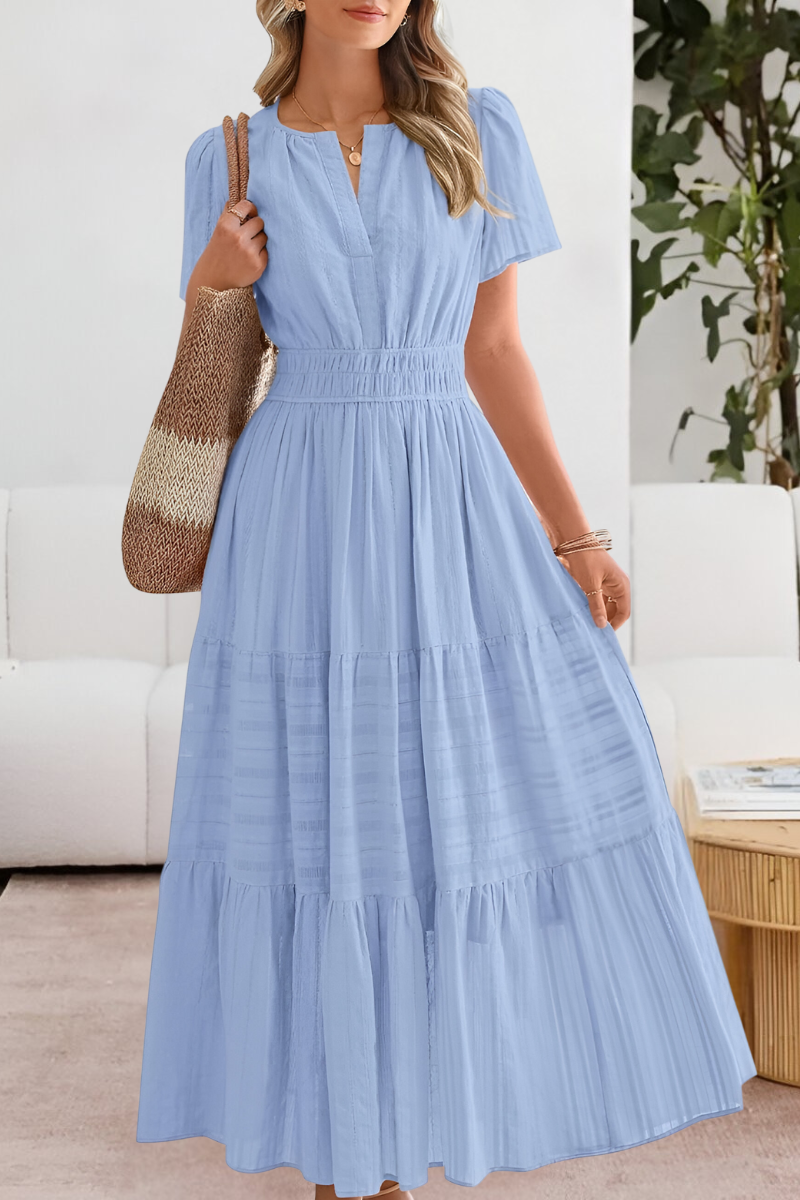 MINA | Lange Boho Jurk voor de Zomer